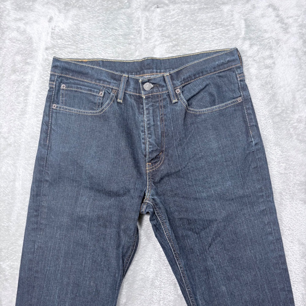 Levi's 541 Athletic Taper Jeans Mens 34x34 Dark Wash Indigo Stretch Denim - Picture 3 of 16